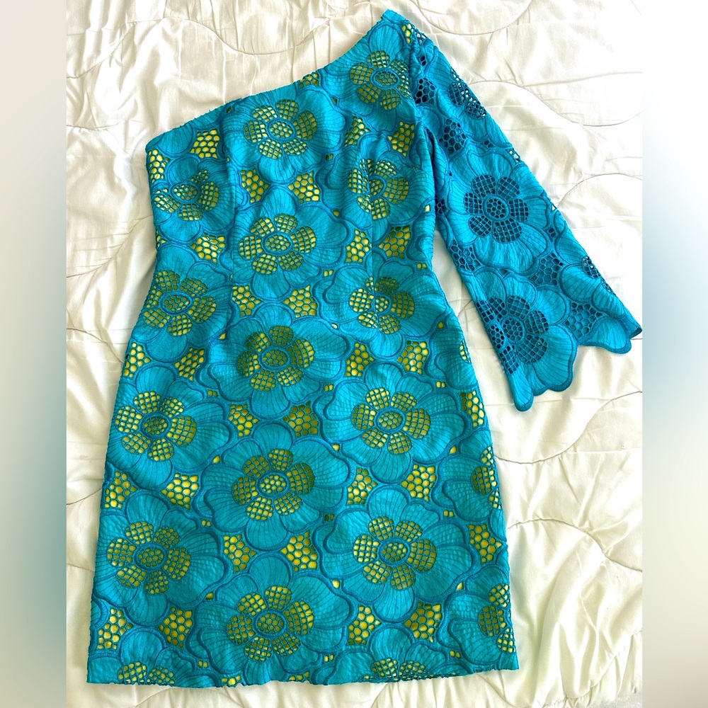 Lilly Pulitzer one shoulder dress